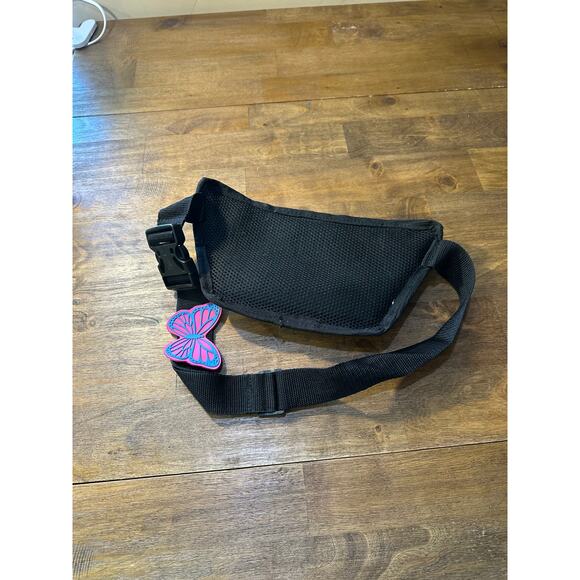 Rare Dan-Pak Holographic Flask Fanny Pack - Festival Ready! Belt Bag Butterfly - Picture 5 of 5